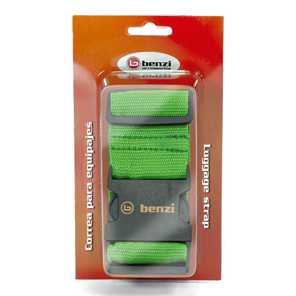 Ιμάντας Βαλίτσας 180εκ. Benzi 5838 Green