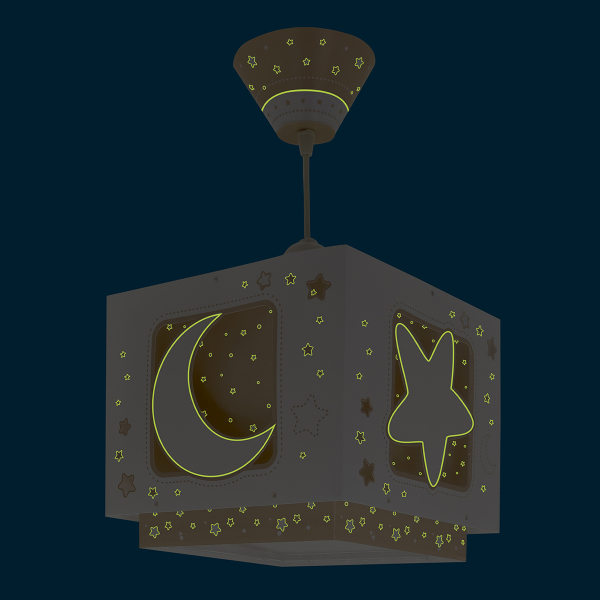 Παιδικό Φωτιστικό Οροφής Μονόφωτο Ango Moon Beige 63232 B