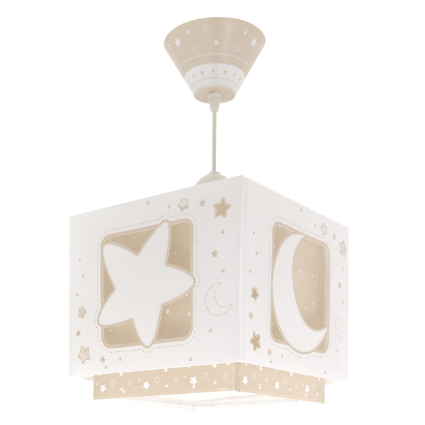 Παιδικό Φωτιστικό Οροφής Μονόφωτο Ango Moon Beige 63232 B