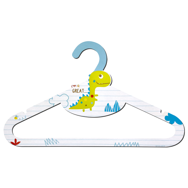 Παιδικές Κρεμάστρες Ρούχων (Σετ 8τμχ) Ango Dinos 4450