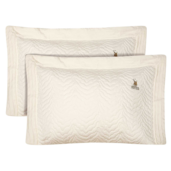 Ζεύγος Μαξιλαροθήκες Καπιτονέ (50x70) Greenwich Polo Club 2352 Ecru