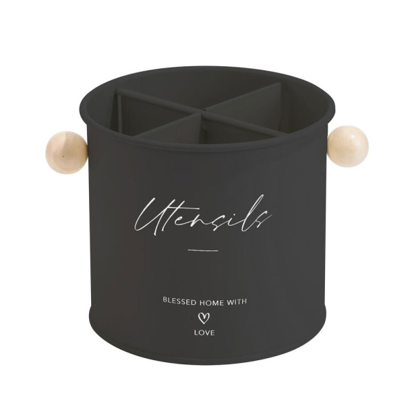 Κουταλοθήκη (Φ13.5x13) Oriana Ferelli Black 700814