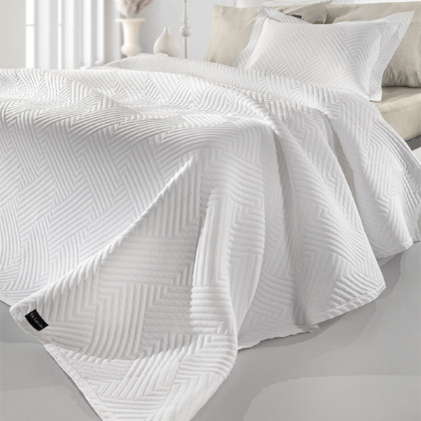 Κουβερτόριο Ημίδιπλο (180x260) Guy Laroche Lupo White