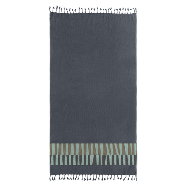 Πετσέτα Θαλάσσης - Παρεό (90x170) Guy Laroche Pestemal 23 Anthracite