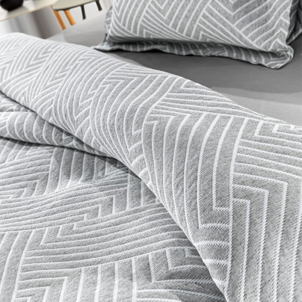 Κουβερτόριο Ημίδιπλο (180x260) Guy Laroche Lupo Grey - White