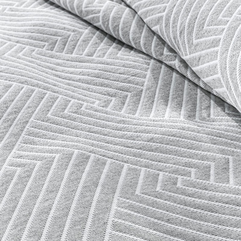 Κουβερτόριο Ημίδιπλο (180X260) Guy Laroche Lupo Grey - White Home Λευκά Είδη Κρεβατοκάμαρας Κουβέρτες Κουβερτόρια Ριχτάρια Κρεβατιού Μονά Spitishop