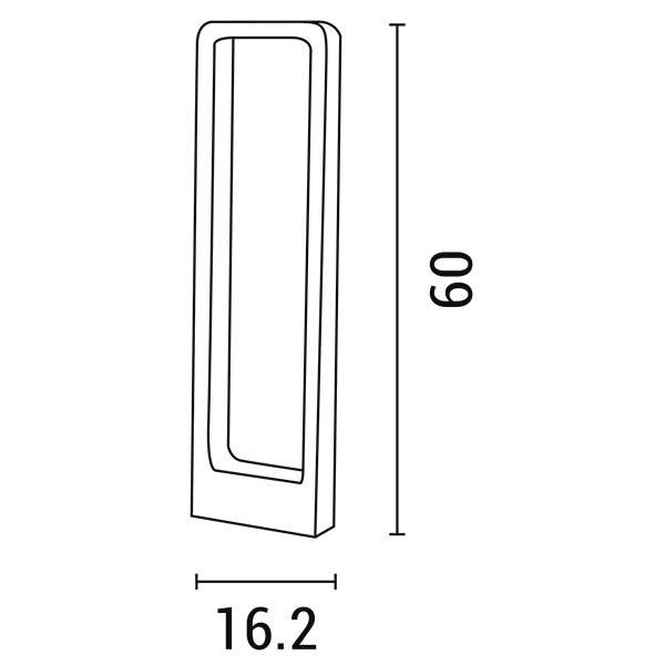 Φωτιστικό Δαπέδου Εξωτερικού Χώρου LED Eurolamp 145-20627