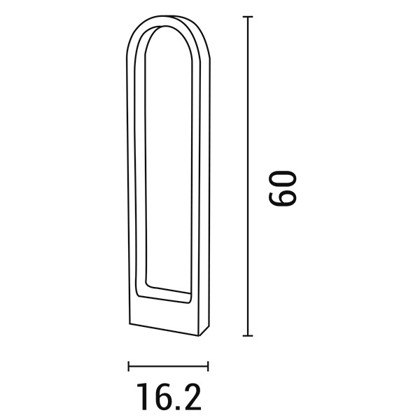 Φωτιστικό Δαπέδου Εξωτερικού Χώρου LED Eurolamp 145-20629