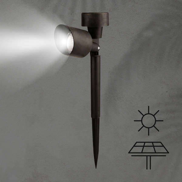 Ηλιακό Φωτιστικό Καρφωτό LED Eurolamp 145-20852