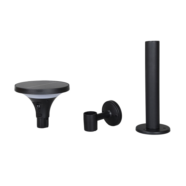 Ηλιακή Απλίκα - Φανάρι LED 3 CCT Με Αισθητήρα Κίνησης Eurolamp 145-20862