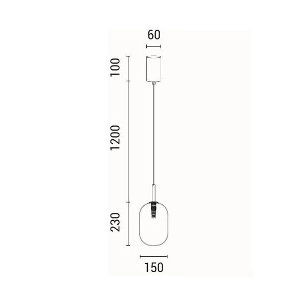 Φωτιστικό Οροφής Μονόφωτο Eurolamp Candy 144-24100