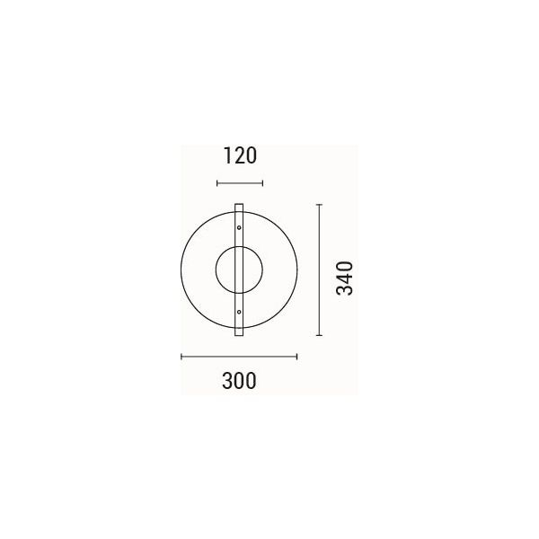 Απλίκα Τοίχου Led Eurolamp Disc 144-15086 Home Φωτιστικά Spitishop