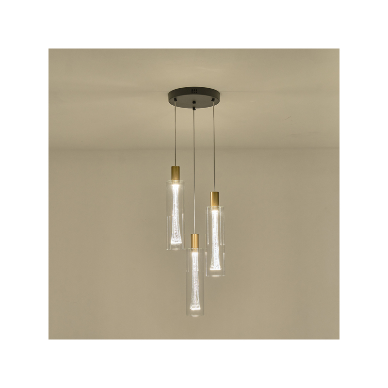 Φωτιστικό Οροφής Τρίφωτο LED Eurolamp Vial 144-15102