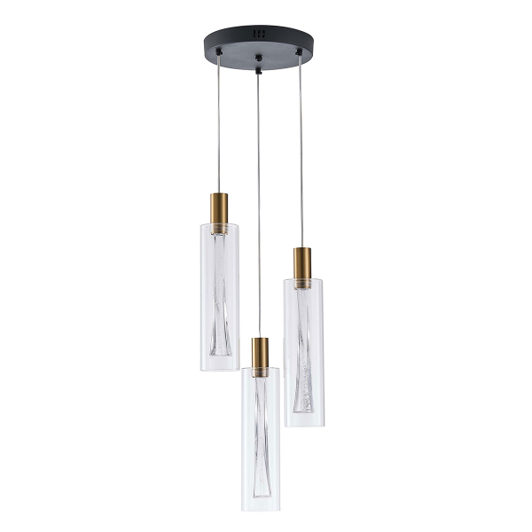 Φωτιστικό Οροφής Τρίφωτο LED Eurolamp Vial 144-15102