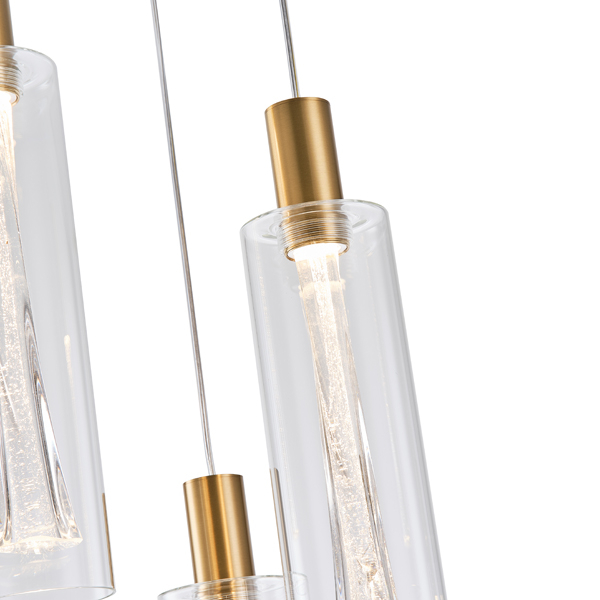 Φωτιστικό Οροφής Τρίφωτο LED Eurolamp Vial 144-15102