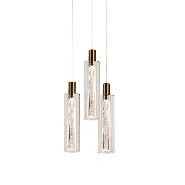 Φωτιστικό Οροφής Τρίφωτο LED Eurolamp Vial 144-15102