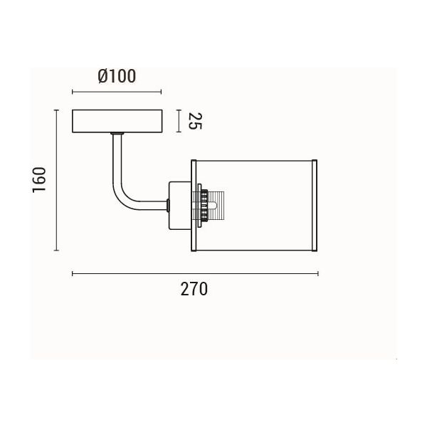 Απλίκα Τοίχου Eurolamp Marbeline 144-24015