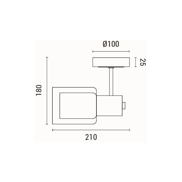 Απλίκα Τοίχου Eurolamp Silence 144-24045 Home Φωτιστικά Spitishop