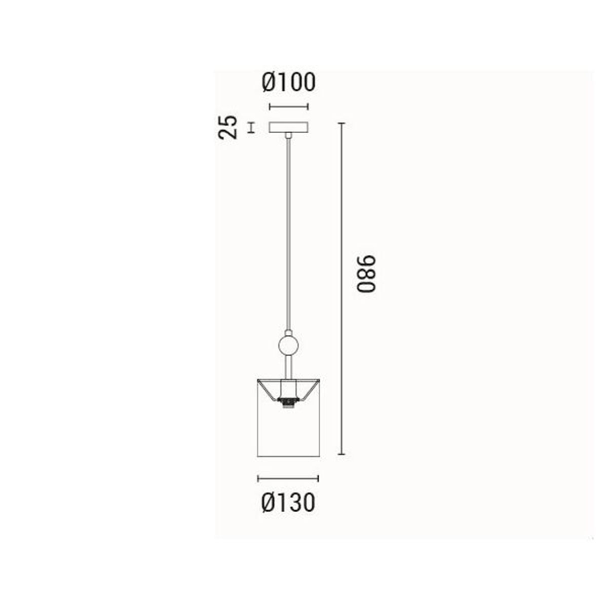 Φωτιστικό Οροφής Μονόφωτο Eurolamp Verona 144-24067 Home Φωτιστικά Spitishop
