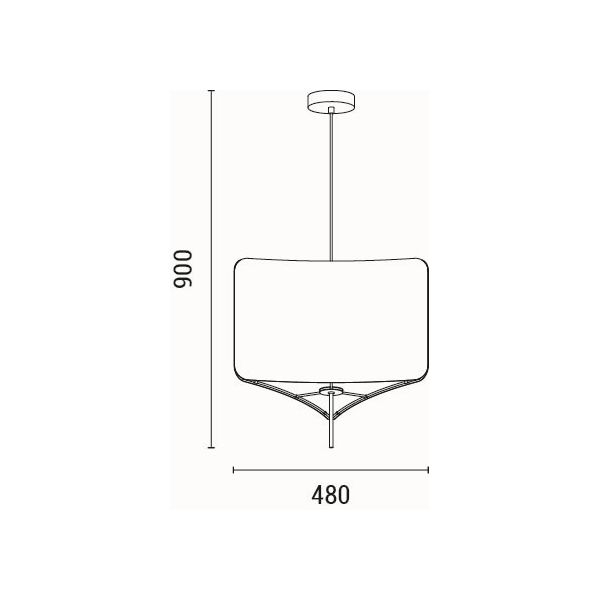 Φωτιστικό Οροφής Μονόφωτο Eurolamp Toscany 144-33064