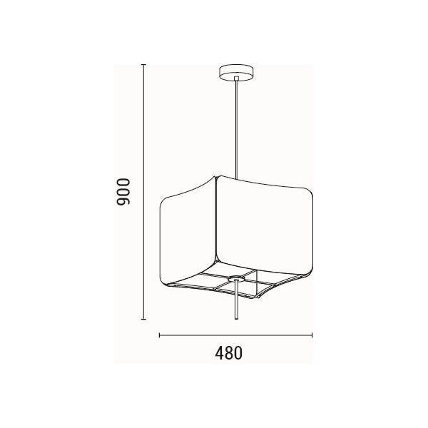 Φωτιστικό Οροφής Μονόφωτο Eurolamp Toscany 144-33065