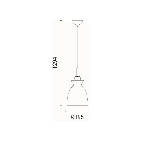 Φωτιστικό Οροφής Μονόφωτο Eurolamp Dignity 144-24135 Home Φωτιστικά Spitishop