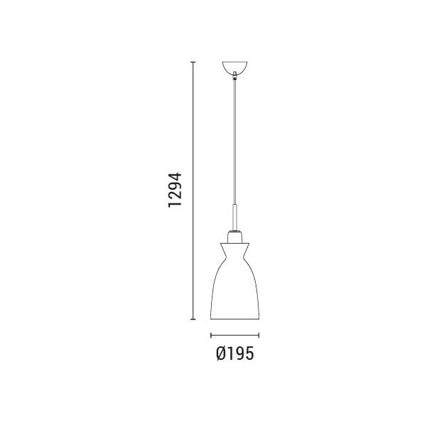Φωτιστικό Οροφής Μονόφωτο Eurolamp Dignity 144-24137 Home Φωτιστικά Spitishop