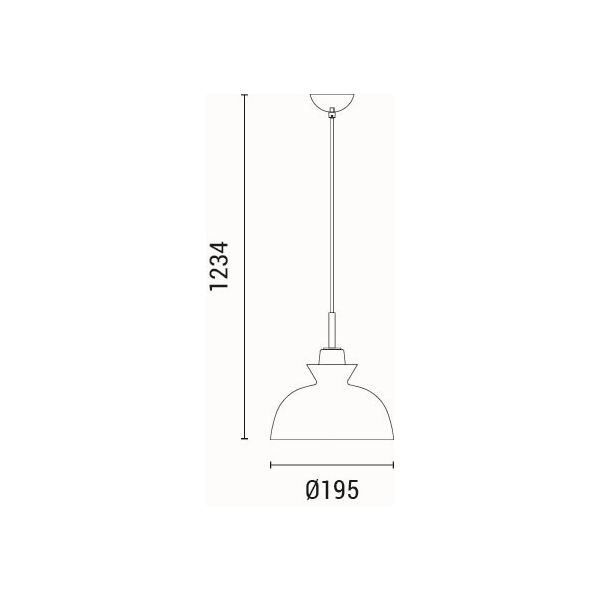 Φωτιστικό Οροφής Μονόφωτο Eurolamp Dignity 144-24138