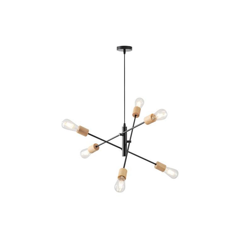 Φωτιστικό Οροφής Πολύφωτο Eurolamp Edison 144-30122