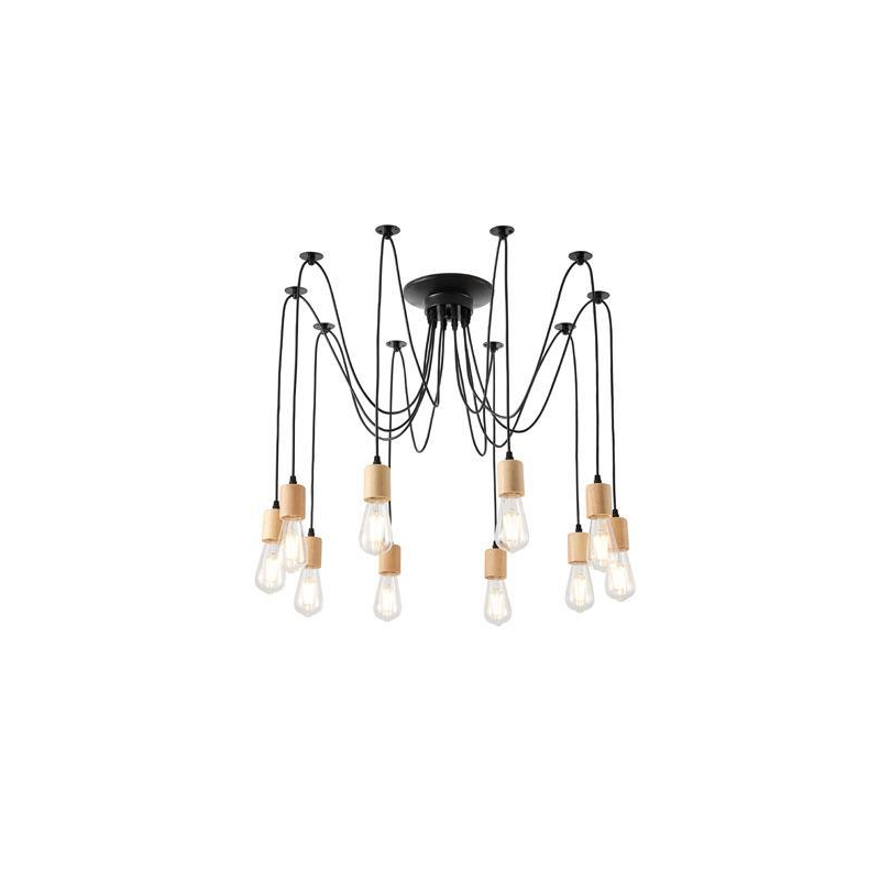 Φωτιστικό Οροφής Πολύφωτο Eurolamp Edison 144-30123