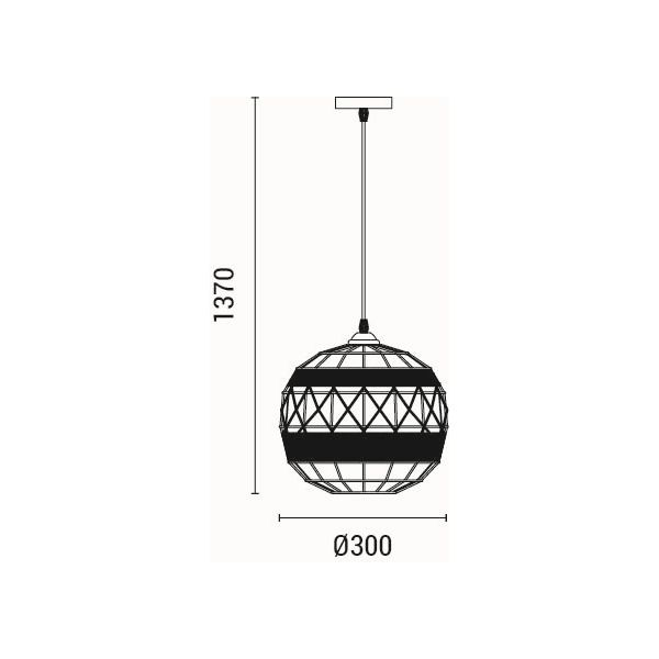 Φωτιστικό Οροφής Μονόφωτο Eurolamp Helios 144-32025 Home Φωτιστικά Spitishop