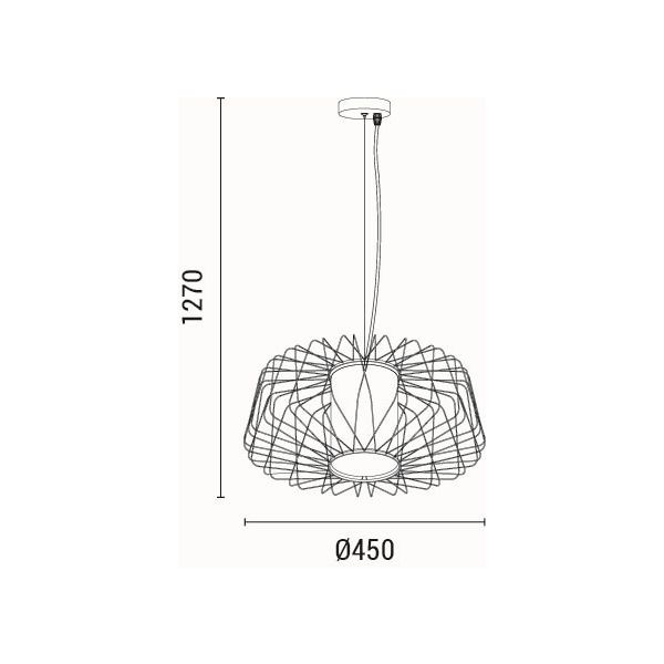 Φωτιστικό Οροφής Μονόφωτο Eurolamp Airy 144-46028 Home Φωτιστικά Spitishop