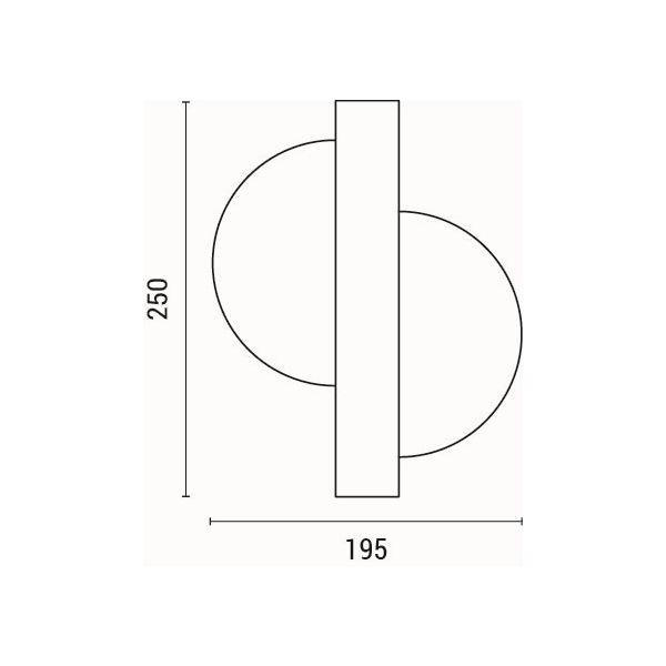 Απλίκα Τοίχου Led Eurolamp Erato 144-52009 Home Φωτιστικά Spitishop