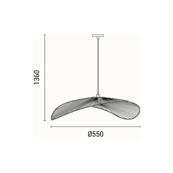 Φωτιστικό Οροφής Μονόφωτο Eurolamp Oasis 144-33094
