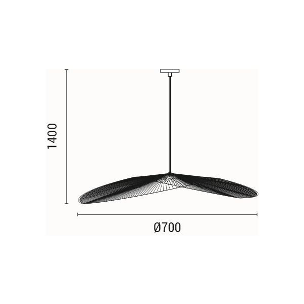 Φωτιστικό Οροφής Μονόφωτο Eurolamp Oasis 144-33095 Home Φωτιστικά Spitishop