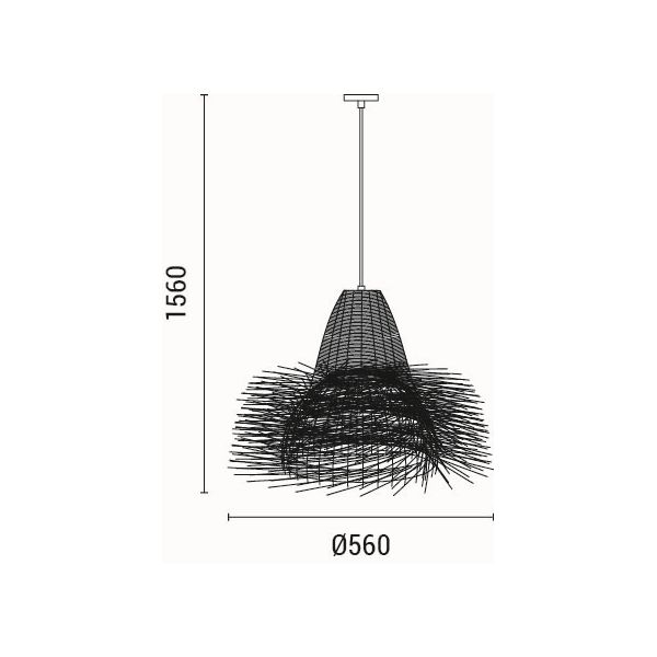 Φωτιστικό Οροφής Μονόφωτο Eurolamp Sisal 144-33097 Home Φωτιστικά Spitishop