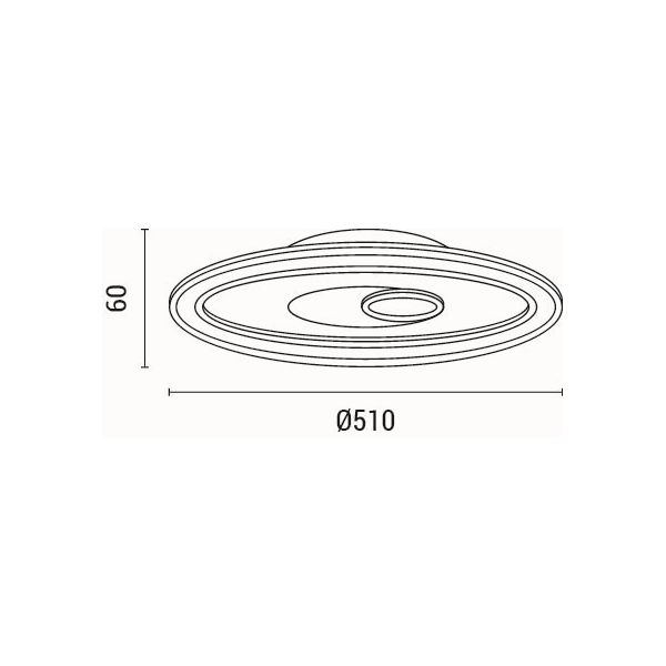 Φωτιστικό Πλαφονιέρα LED 3 CCT Eurolamp Motivo 144-51033