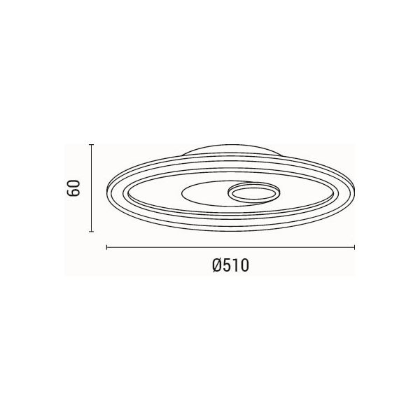Φωτιστικό Πλαφονιέρα LED 3 CCT Eurolamp Motivo 144-51034