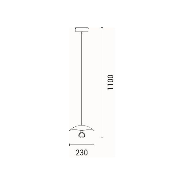 Φωτιστικό Οροφής Μονόφωτο LED Eurolamp Enigma 144-15054