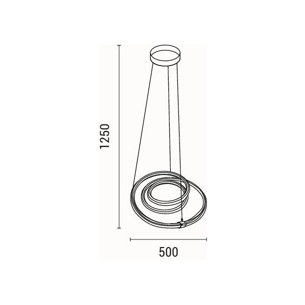 Φωτιστικό Οροφής Μονόφωτο Led Eurolamp Saturn 144-15059 Home Φωτιστικά Spitishop