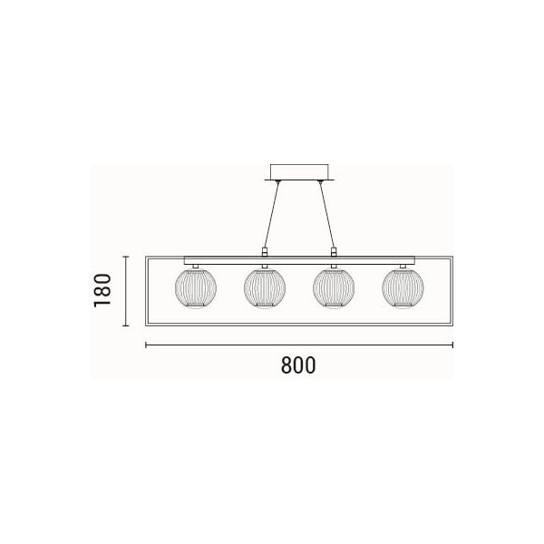 Φωτιστικό Οροφής Πολύφωτο Led Eurolamp Box 144-16110 Home Φωτιστικά Spitishop