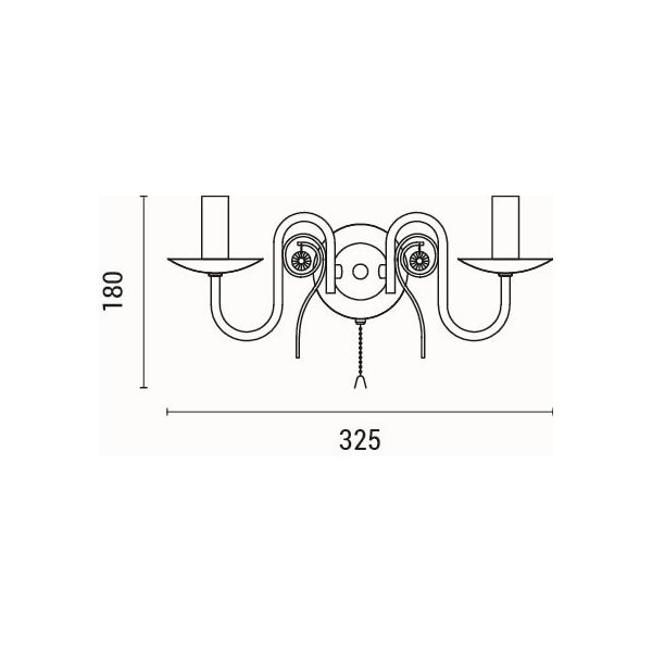 Απλίκα Τοίχου Eurolamp Duke 144-47014