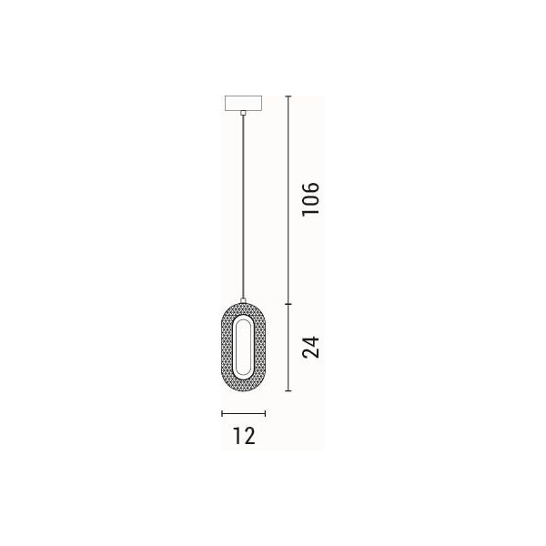 Φωτιστικό Οροφής Μονόφωτο Led Eurolamp Kriko 144-16060 Home Φωτιστικά Spitishop