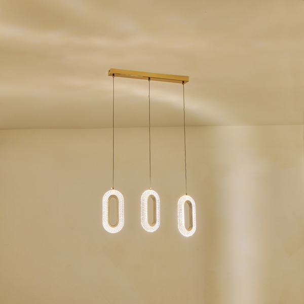 Φωτιστικό Οροφής Τρίφωτο LED Eurolamp Kriko 144-16061