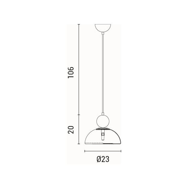 Φωτιστικό Οροφής Μονόφωτο Eurolamp Clear 144-28522