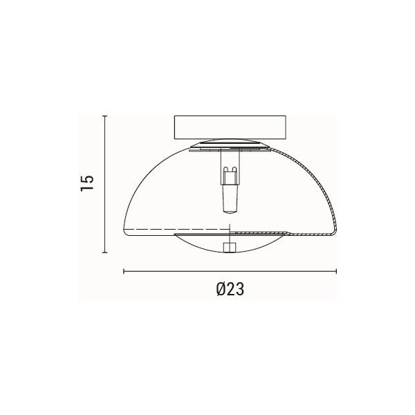 Φωτιστικό Πλαφονιέρα Eurolamp Clear 144-28523 Home Φωτιστικά Οροφής Spitishop