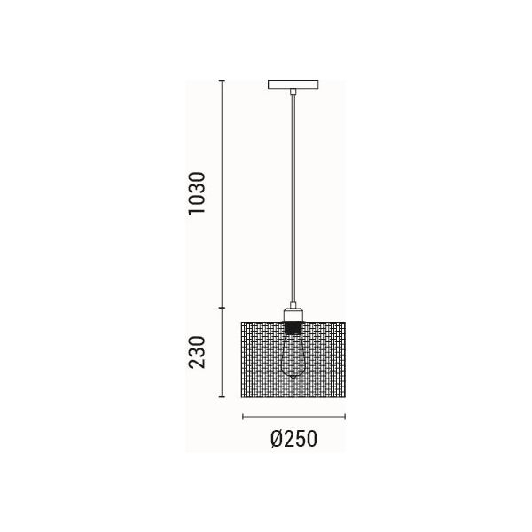 Φωτιστικό Οροφής Μονόφωτο Eurolamp Aenon 144-31031 Home Φωτιστικά Spitishop
