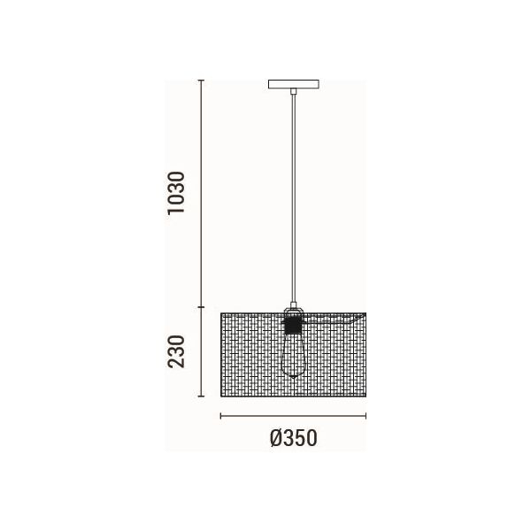 Φωτιστικό Οροφής Μονόφωτο Eurolamp Aenon 144-31032 Home Φωτιστικά Spitishop