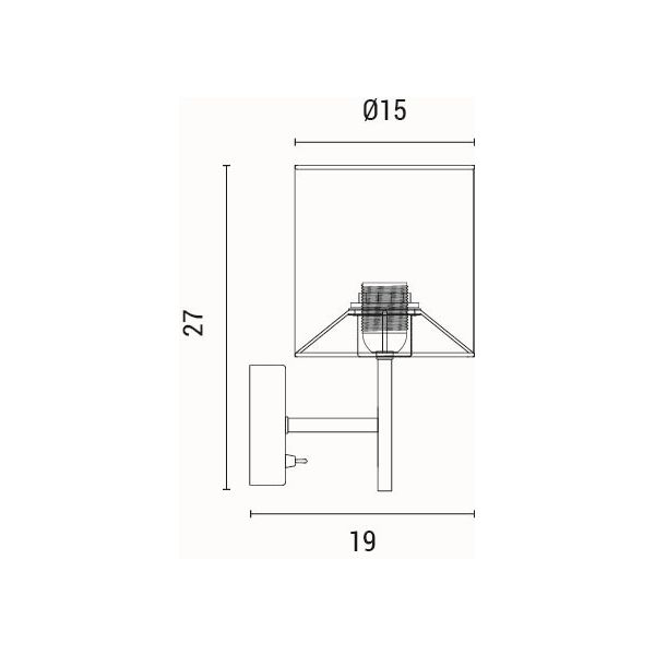 Απλίκα Τοίχου Eurolamp Aenon 144-31035 Home Φωτιστικά Spitishop