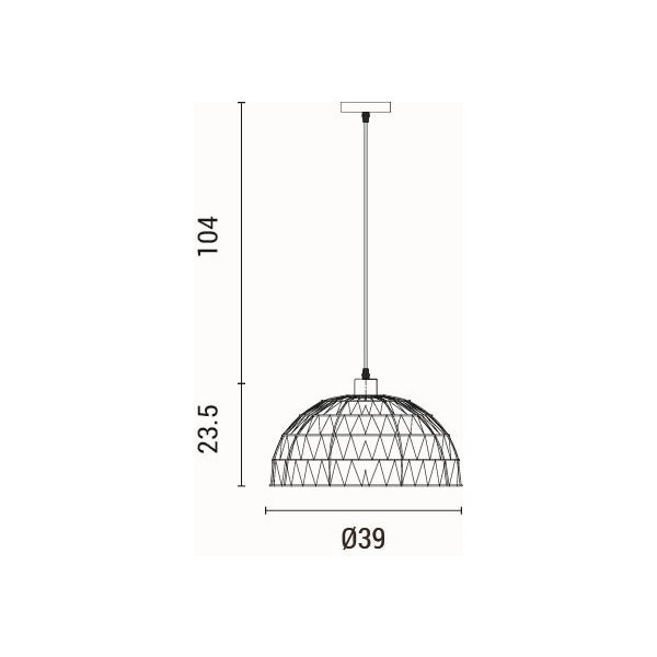 Φωτιστικό Οροφής Μονόφωτο Eurolamp Vento 144-32013 Home Φωτιστικά Spitishop